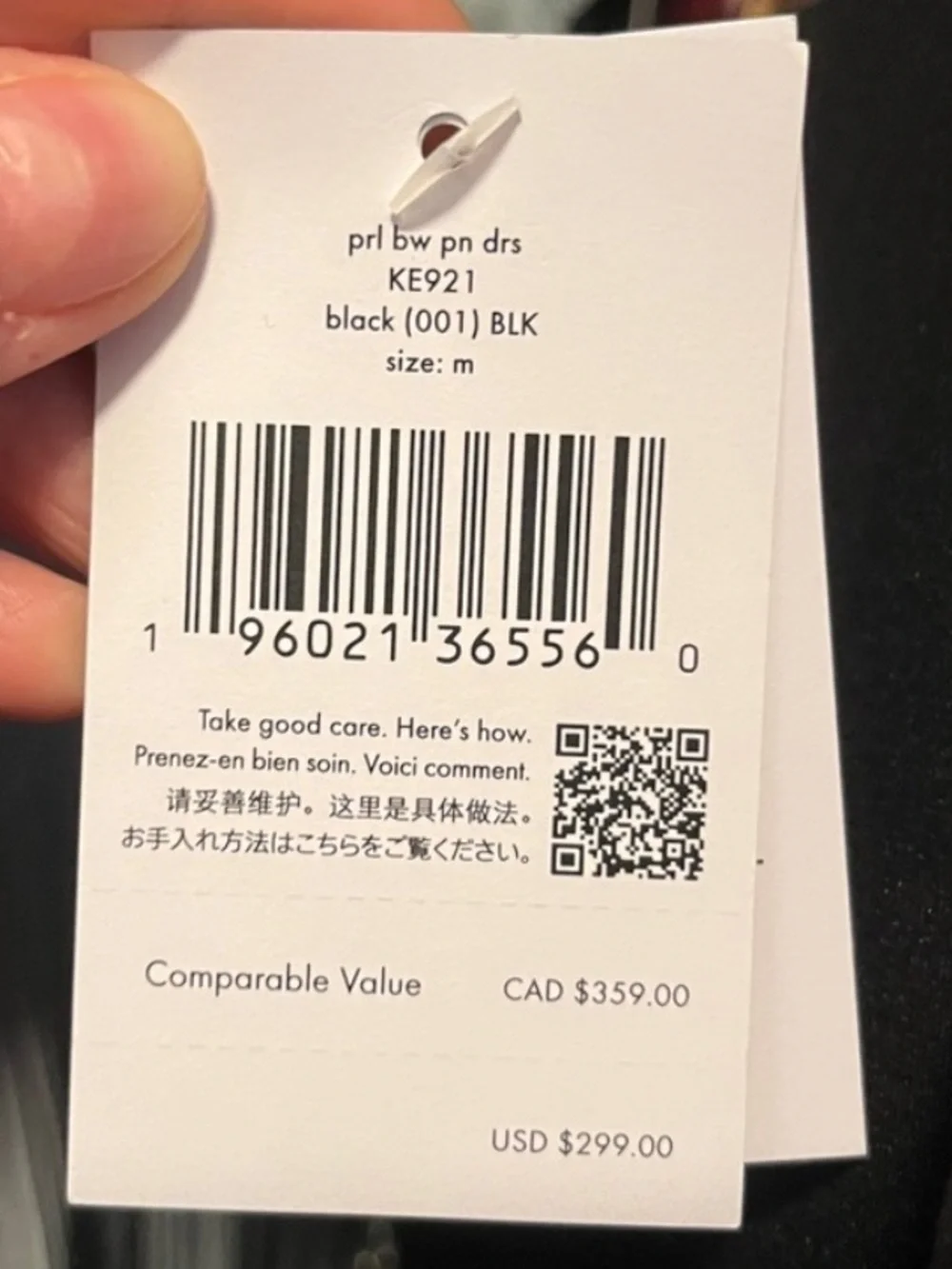 NEW Kate Spade Pearl Bow Ponte Dress in Black